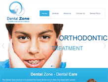 Tablet Screenshot of dentalzone.co.za